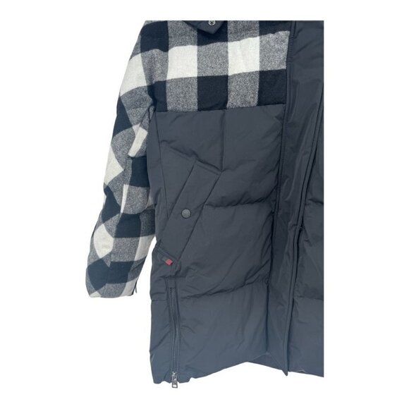 Woolrich Buffalo Check Water Repellent Puffy Down Coat Jacket NWOT - Picture 9 of 16